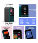 نوكيا 215 4g بدون كاميرا nokia 215 4g للأماكن الأمنية موبايل نوكيا بدون كاميرا شاشة كبيرة سعر نوكيا 215 4g جديد متبرشم تليفون نوكيا بدون كاميرا للشركات ضمان السقا ارخص موبايل نوكيا 4g للجيش والبنوك شراء nokia 215 4g علبة مقفولة بدون كاميرا موبايل زراير شاشة واضحة بدون كاميرا