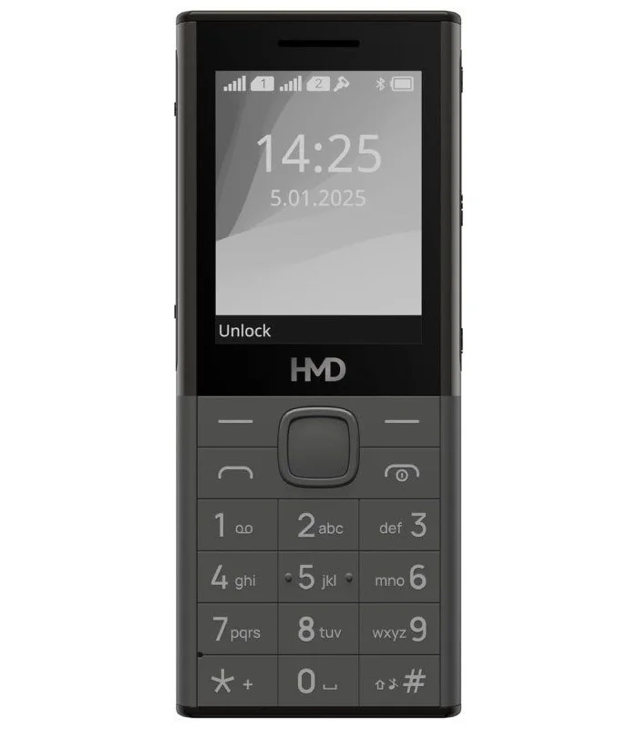موبايل HMD 150 Music ثنائي الشريحة مع منفذ Type-C وسماعة جبارة - إصدار شركة نوكيا الجديد