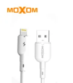 شاحن موكسوم آيفون، طقم شاحن MOXOM KH-47، شاحن موكسوم 2 منفذ، شاحن ايفون سريع، وصلة آيفون موكسوم، MOXOM 2.4A Charger، شاحن موكسوم ضمان السقا، Al Sakka Store.