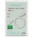 في السقا ستور، بنقدملك كابل الشحن الأصلي من AORAX، بخاصية مميزة وهي إضاءة LED بتغيّر لونها لتوضح حالة الشحن، بطول 1000 مم وقوة شحن 2.1 أمبير، عشان تتابع شحن جهازك بسهولة من غير ما تفتح الشاشة.