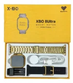 ⁦ساعة ذكية XBO 8Ultra النسخة الذهبية (Golden Edition) تدعم الشحن اللاسلكي وتطبيق Wearfit Pro مع حزامين - ضمان السقا⁩ - الصورة ⁦3⁩