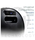 ⁦صب بلوتوث محمول KM Technology بقوة 7W (جديد زيرو) - تصميم قماش فخم ومنفذ Type-C وبطارية 1200mAh - ضمان السقا⁩ - الصورة ⁦3⁩