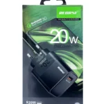مجموعة شحن سريع REGRSI CH-XQ30 بقوة 20W منفذ QC3.0 مع كابل ميكرو - بضمان السقا