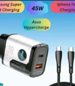 ⁦مجموعة شحن سريع ANSTY Q-048 بقوة 45W بمناافذ مزدوجة (رأس شاحن + كابل تايب سي لتايب سي) - مع ضمان السقا⁩ - الصورة ⁦2⁩