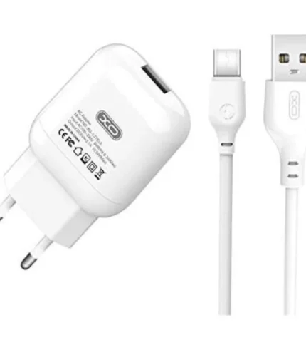في السقا ستور، بنقدملك طقم الشحن الأصلي من XO، شاحن منزلي بمنفذ USB واحد مع كابل تايب سي بطول 1 متر، طقم بسيط وعملي يغطي احتياجاتك اليومية في الشحن بأمان وكفاءة.