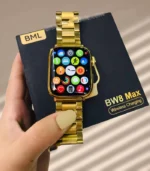 ⁦ساعة ذكية BML BW8 Max النسخة الذهبية (Golden Edition) تدعم الشحن اللاسلكي مع حزامين متميزين - ضمان السقا⁩ - الصورة ⁦2⁩