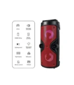 ⁦صب بازوكا بلوتوث محمول (جديد زيرو) - يدعم الكاريوكي ومشغل MP3 مع ريموت كنترول وحزام للكتف - ضمان السقا⁩ - الصورة ⁦5⁩