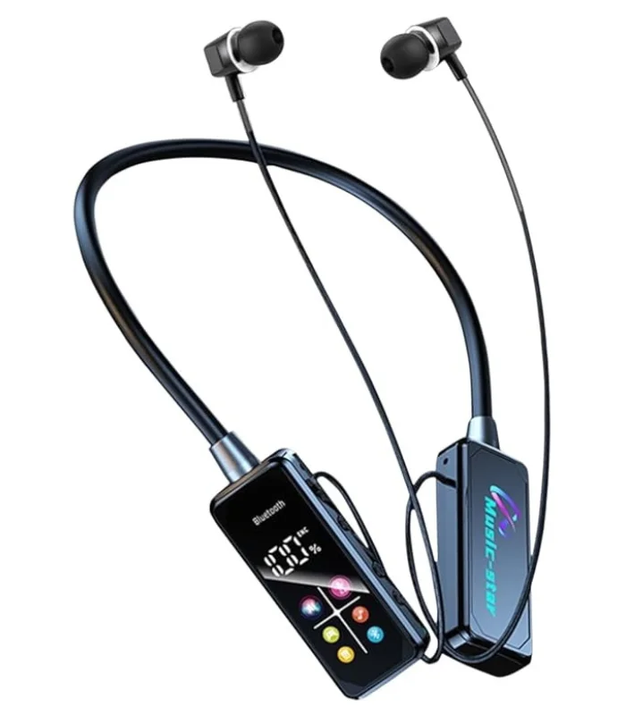 سماعة رقبة u60i بشاشة سماعة حول الرقبة جيمنج بدون تأخير سعر سماعة u60i neckband بطارية 30 ساعة سماعة رقبة ميموري وشاشة ديجيتال ضمان السقا ارخص سماعة رياضية 0.06s low latency شراء wireless headphones u60i flexible سماعة رقبة مغناطيس صوت ستيريو عالي الجودة