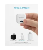 ⁦شاحن جداري أنكر PowerPort III Cube بقوة 20 واط بتقنية PD بفيشة قابلة للطي - مع ضمان السقا [cite: ]⁩ - الصورة ⁦4⁩