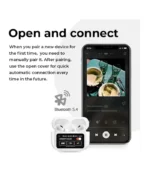 ⁦سماعة إيربودز ذكية بالشاشة A9 Pro (الجيل الخامس) - تدعم عزل الضوضاء الذكي ANC ونظام Ambient Sound باللمس - ضمان السقا⁩ - الصورة ⁦5⁩