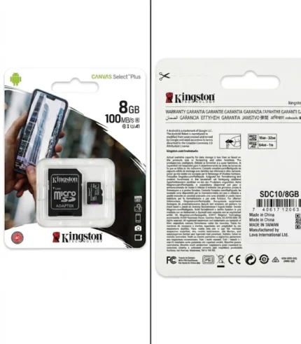 كارت ميموري كينجستون 8 جيجا اصلي 100mb/s سعر كارت ذاكرة kingston 8gb canvas select plus كارت ميموري 8 جيجا 100 ميجا ضمان السقا ارخص كارت ميموري كينجستون بالادابتر في مصر شراء kingston 8gb micro sd card original online قطع غيار ووسائط تخزين كينجستون محلات السقا إكسسوارات موبايل وكروت ذاكرة أصلية محلات السقا للالكترونيات