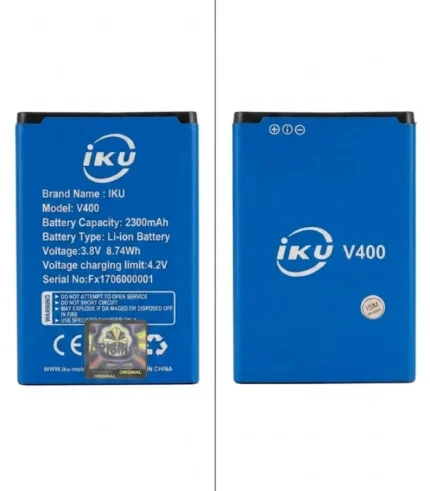 بطارية iku v400 اصلية بديلة سعر بطارية iku v400 2300mah بطارية ايكو v400 ضد الانتفاخ ضمان السقا ارخص بطارية موبايل iku اصلية في مصر شراء iku v400 battery original online قطع غيار وبطاريات هواتف iku محلات السقا بطاريات آي كيو يو الأصلية المعتمدة محلات السقا للالكترونيات