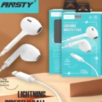 سماعة ايفون انستي، سماعة ANSTY E-026، سماعة ايفون سلك اصلية، سماعة لايتنينج بدون بلوتوث، Wired Earphone for Lightning، سماعة انستي ايفون، Al Sakka Store، سماعة انستي ضمان السقا.