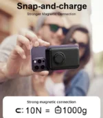 ⁦باور بانك مغناطيسي لاسلكي Joyroom JR-W050 بسعة 10000 مللي أمبير وشحن سريع 20 وات⁩ - الصورة ⁦2⁩