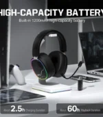 ⁦سماعة الألعاب الاحترافية متعددة الوضعيات ONIKUMA GT836 Wireless Gaming Headset⁩ - الصورة ⁦6⁩