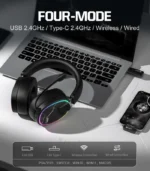 ⁦سماعة الألعاب الاحترافية متعددة الوضعيات ONIKUMA GT836 Wireless Gaming Headset⁩ - الصورة ⁦7⁩