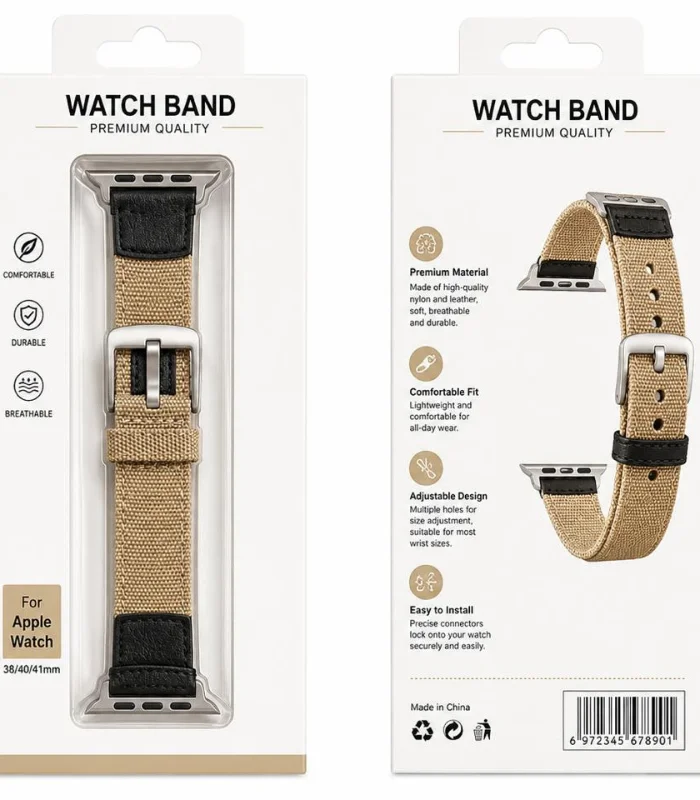 ستراب ساعة ابل قماش وجلد 40 مم سوار ساعة ذكية نايلون ابل واتش محلات السقا سعر ستراب apple watch 41mm في مصر اكسسوارات هواتف وساعات ذكية محلات السقا للالكترونيات شراء nylon and leather watch band for apple watch online ستراب قماش كلاسيكي مقاس 38 محلات السقا قطع غيار واكسسوارات كاجوال اصلية متجر السقا الإلكتروني