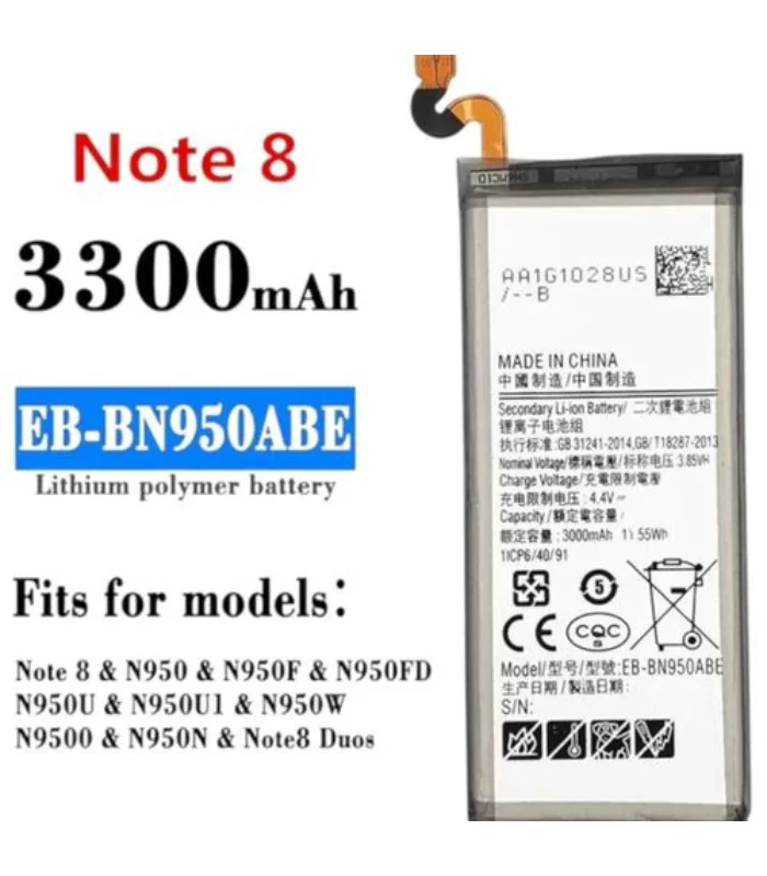 بطارية سامسونج نوت 8 اصلية eb-bn950abe سعر بطارية samsung galaxy note 8 في مصر بطارية موبايل سامسونج eb-bn950abe محلات السقا ارخص بطارية samsung sm-n950f في مصر ضمان السقا شراء original samsung note 8 battery online قطع غيار موبايل ومستلزمات أصلية محلات السقا للالكترونيات مستلزمات صيانة وبطاريات هواتف سامسونج محلات السقا للإلكترونيات