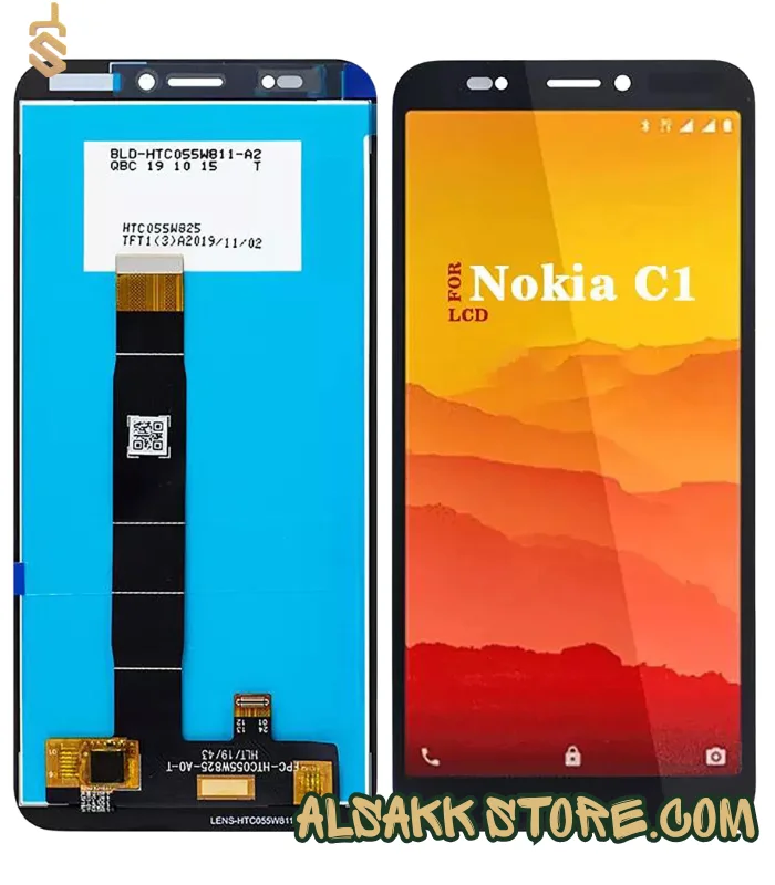 شاشة نوكيا c1 اصلية سعر شاشة nokia c1 في مصر قطع غيار شاشات نوكيا محلات السقا ارخص شاشة موبايل nokia c1 كاملة ضمان السقا شراء original nokia c1 lcd screen replacement online قطع غيار موبايل ومستلزمات صيانة أصلية محلات السقا للالكترونيات مستلزمات شاشات واكسسوارات متجر السقا الإلكتروني alsakkastore.com