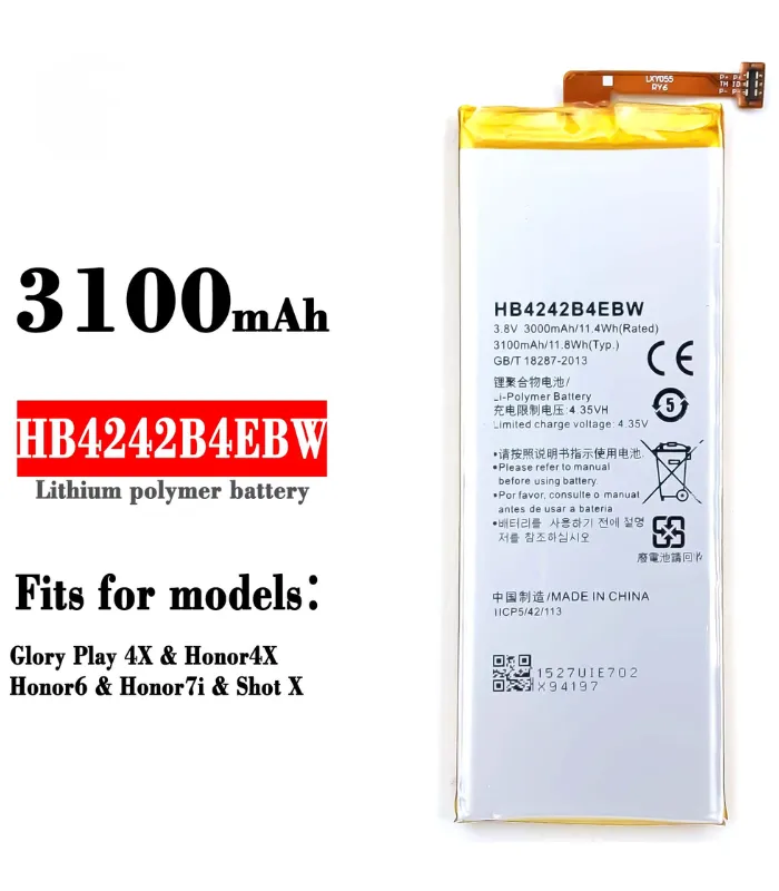 بطارية هونر 4x اصلية hb4242b4ebw سعر بطارية honor 6 في مصر بطارية موبايل هواوي hb4242b4ebw محلات السقا ارخص بطارية huawei shot x في مصر ضمان السقا شراء original honor 4x battery online قطع غيار موبايل ومستلزمات أصلية محلات السقا للالكترونيات مستلزمات صيانة وبطاريات هواتف هواوي محلات السقا للإلكترونيات