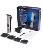 Kemei KM-5017 Hair Clipper ماكينة حلاقة وتحديد مع 4 أمشاط