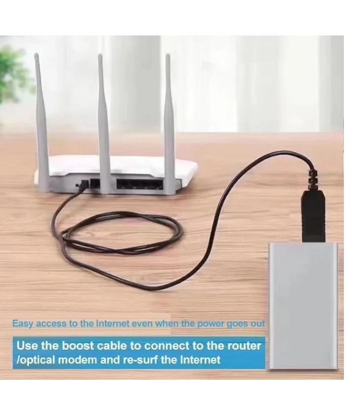 USB to 12V Router Cable for Router Power Bank