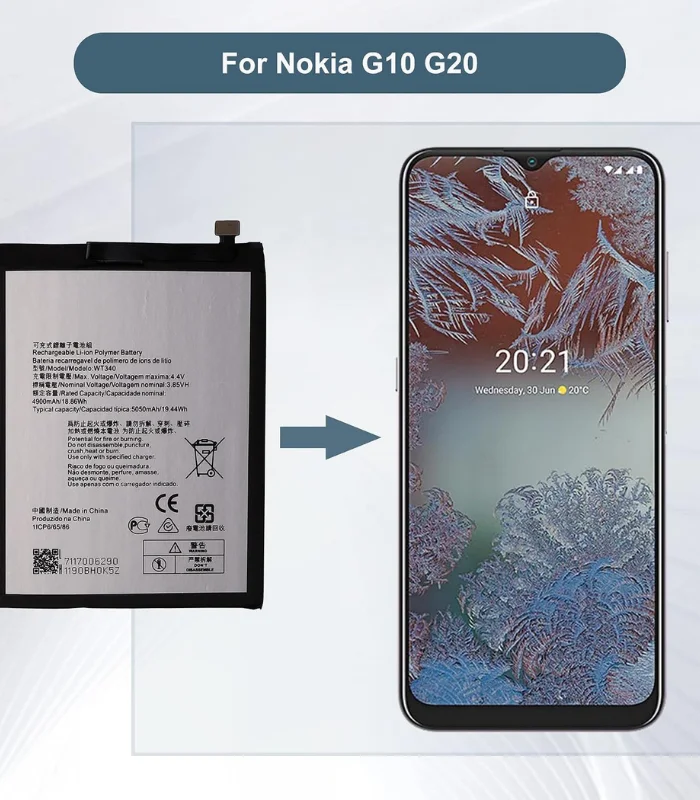 Nokia WT340 Battery 5050mAh G10 G20 X20
