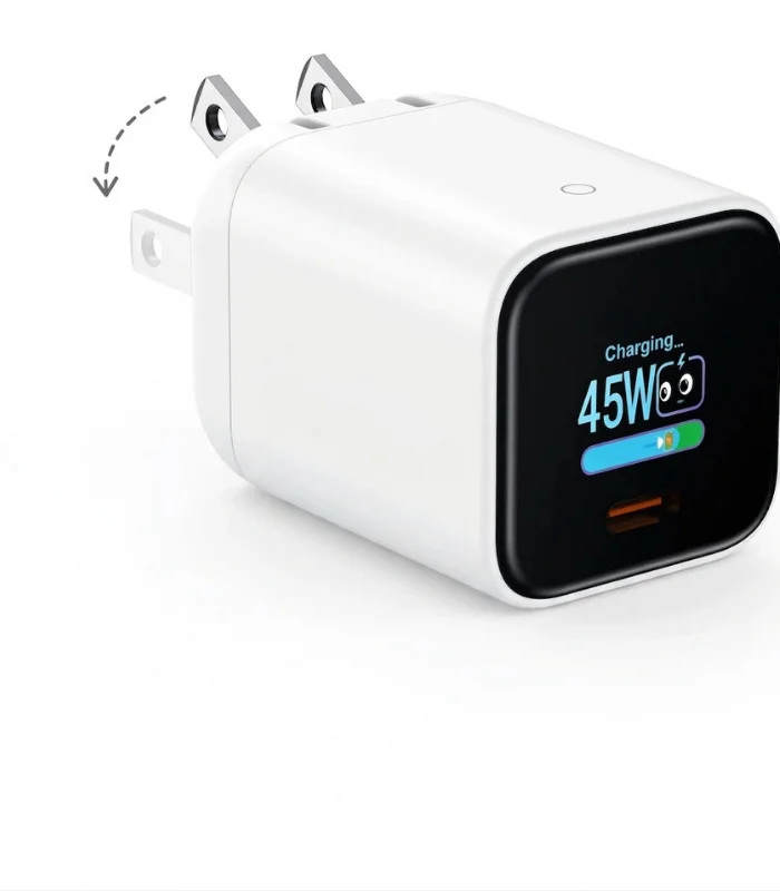 45W GaN Smart Display Charger USB-C