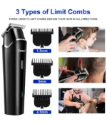 Kemei KM-1115 USB Hair Trimmer with Lithium Battery