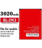 Itel BL-29CI Battery 3020mAh for A25 A25 Pro A26 A36