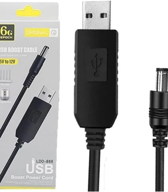 USB to 12V Router Cable 5V to 12V