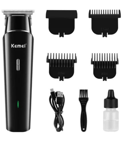 Kemei KM-1115 Mini Hair Clipper ماكينة حلاقة صغيرة بشحن USB