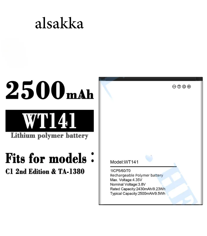 WT141 battery for Nokia C1