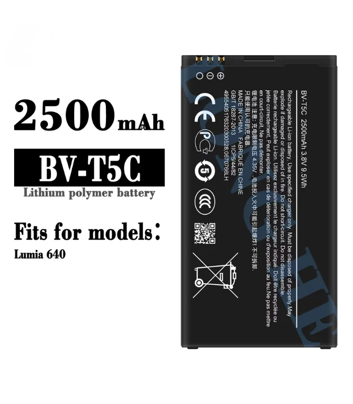 BV-T5C Battery 2500mAh for Nokia Lumia 640