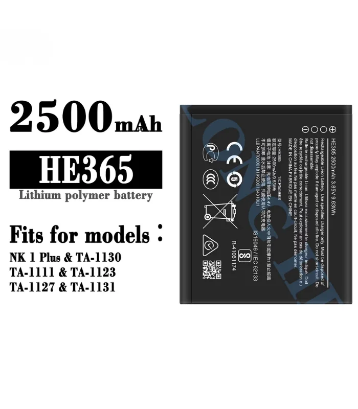 HE365 Battery for Nokia 1.1 Plus