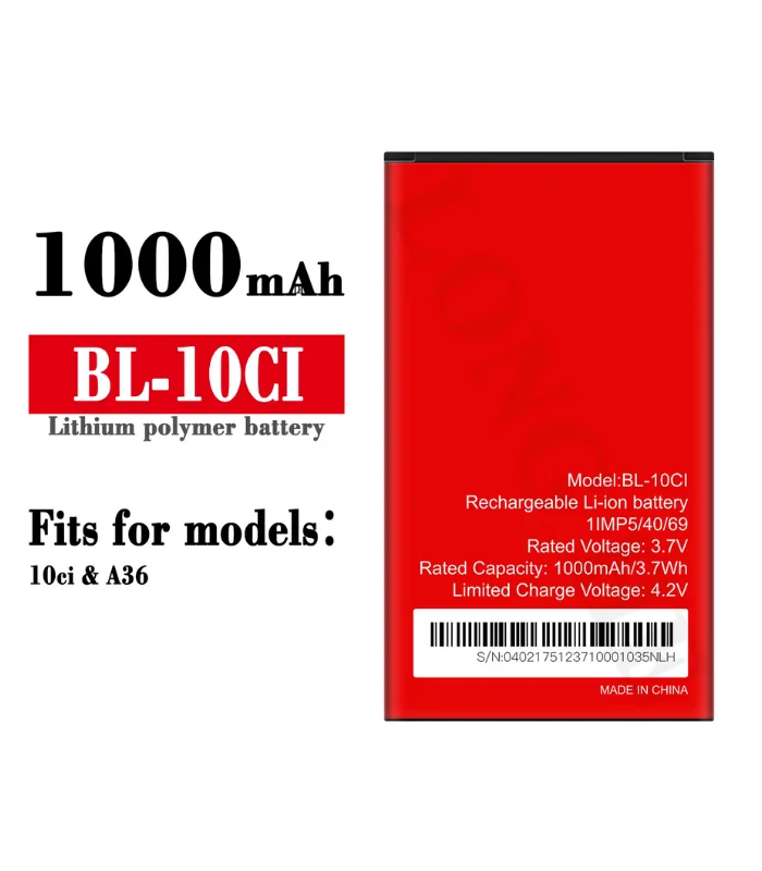 بطارية Itel BL-10CI أصلية 1000mAh لهاتف A36 و10Ci