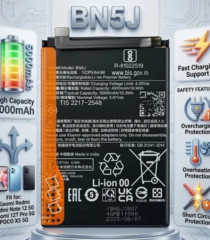 BN5J BN5M Battery 5000mAh