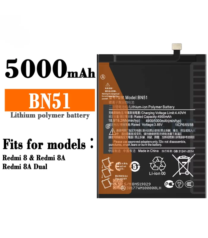 BN51 Battery for Redmi 8